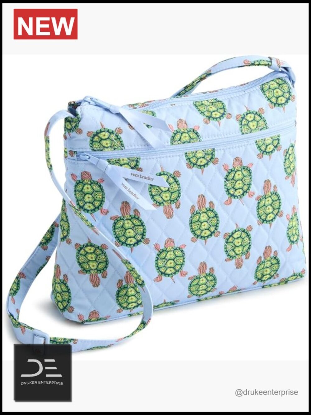 Premium Cotton Quilted Crossbody Bag with RFID Blocking - Vera Bradley